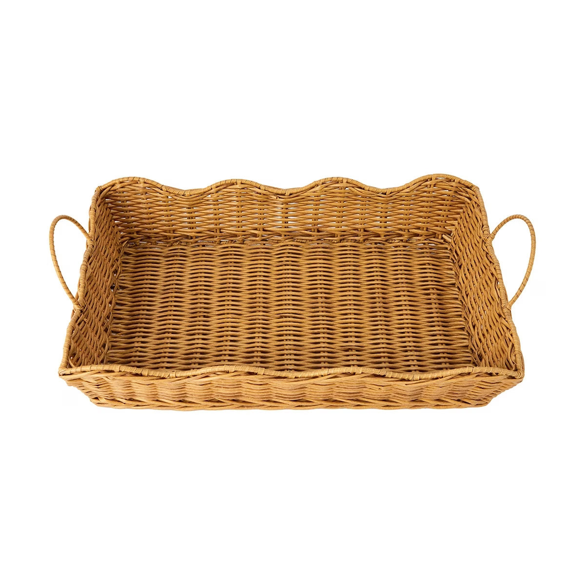 Benson Hedge Rattan Look Tray