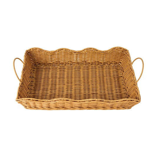 Benson Hedge Rattan Look Tray